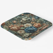 ナイフを研いだヒゲ – 枕 ペーパープレート (傾斜あり)