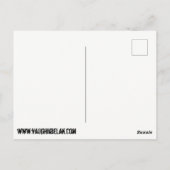 ナイフを避け、弾丸の郵便はがきを投げること ポストカード (裏面)