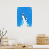 ナイフエッジスピン ポスター (キッチン)