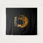 ナイフハロウィン付き殺意あふれる猫w タペストリー (正面(横))