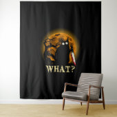 ナイフハロウィン付き殺意あふれる猫w タペストリー (インサイチュ)