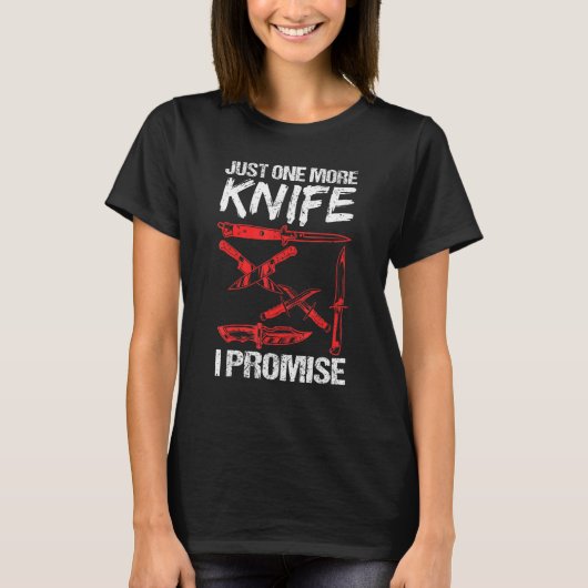 ナイフファン反転ナイフ狩り包丁回収器 Tシャツ (正面)