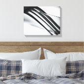 ナイフモダンとフォーク キャンバスプリント (インサイチュ (寝室))