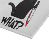 ナイフ付き殺意のある猫 カッティングボード (角)