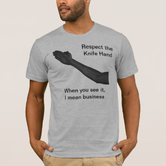 ナイフ手 Tシャツ