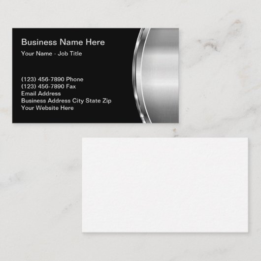 ナイフ研ぎレストラン用品ビジネスカード 名刺 (正面/裏面)