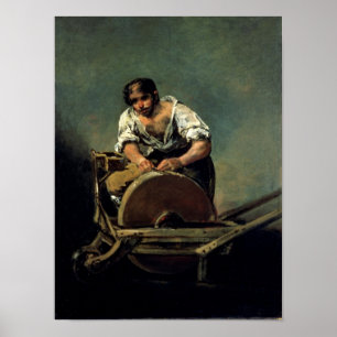 ナイフ粉砕機、c.1808-12 ポスター