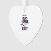 ナイフ走で誰もが速く オーナメント (正面)