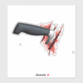 ナイフ,イラストレーション,血液シール シール (シート)