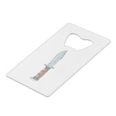 ナイフ クレジットカード栓抜き (裏面アングル)