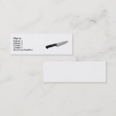 ナイフ スキニー名刺 (正面/裏面)