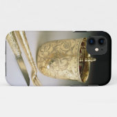 ナイフ、フォーク、スプーンおよびビーカーの移動セット、 Case-Mate iPhoneケース (裏面(横))