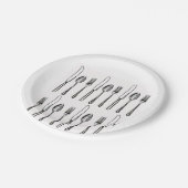 ナイブフォークスプーン紙プレートfor picnics bbq ペーパープレート (アングル)