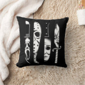 ナイブホラー映画フライデーハロウィンホラーゴシックE クッション (ブランケット)