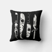 ナイブホラー映画フライデーハロウィンホラーゴシックE クッション (裏面)