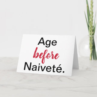 ナイベット前の時代 カード