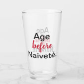 ナイベット前の時代 タンブラーグラス (裏面)