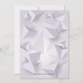 ナイミニマルトクラブ抽象芸術バースデーパーティー招待状 招待状 (裏面)