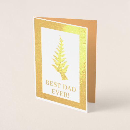 ナイメンティ アディンクラ 父の日カード 箔カード (正面)