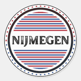 ナイメーヘン市誇りエンブレム - オランダのアイデンティティ ラウンドシール