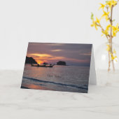 ナイヤンビーチ,プーケット,タイ カード (黄色い花)