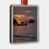 ナイヤンビーチ，プーケット，タイ メタルオーナメント (右)