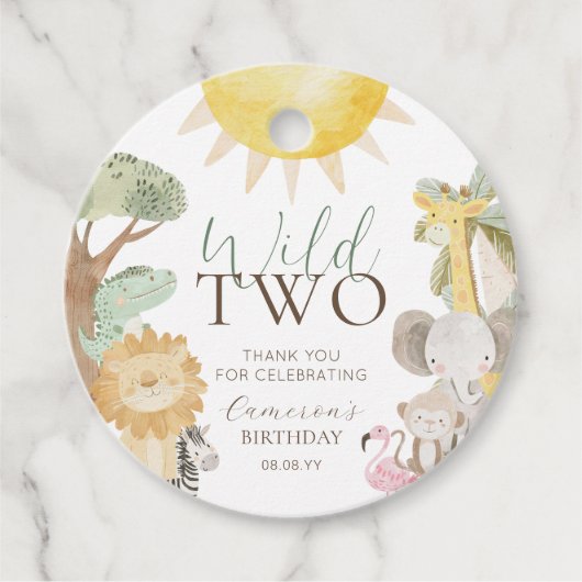 ナイラサファリアニマルズバイワイルドセカンド誕生日 フェイバータグ (正面)