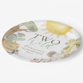 ナイラサファリアニマルズバイワイルドセカンド誕生日 ペーパープレート (アングル)