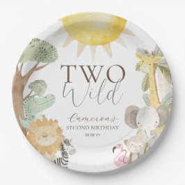 ナイラサファリアニマルズバイワイルドセカンド誕生日 ペーパープレート