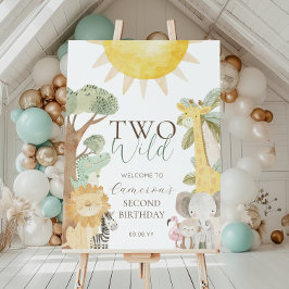 ナイラサファリアニマルズバイワイルドセカンド誕生日 ポスター