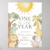 ナイラサファリアニマルズワンワイルドイヤー最初の誕生日 ポスター (正面)