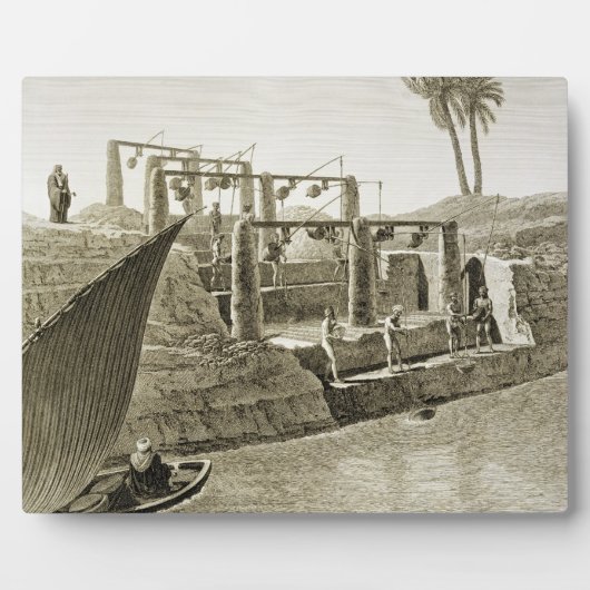 ナイルから水を集める，ヴォルムからプレート6 フォトプラーク (正面)