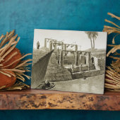 ナイルから水を集める，ヴォルムからプレート6 フォトプラーク (側面)