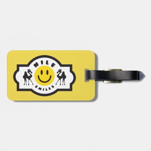 ナイルのスマイルの荷物のラベル ラゲッジタグ (裏面横)