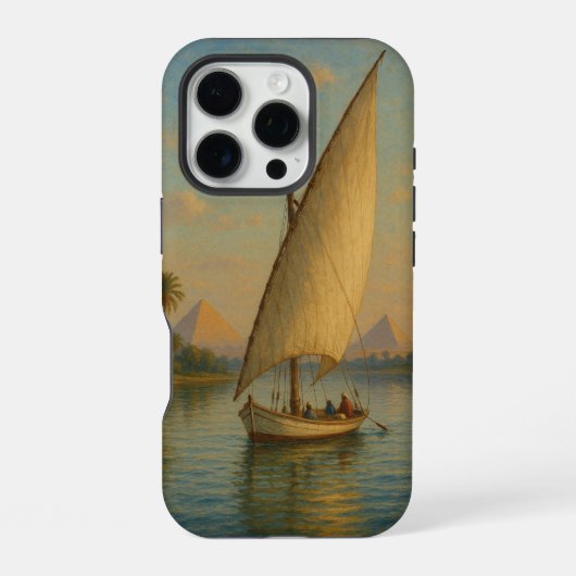 ナイルのファラオ – 古代エジプトiPhoneケース iPhoneケース (裏面)