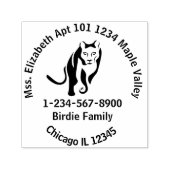 ナイルのブラックライオネス・クイーン セルフインキングスタンプ (デザイン)