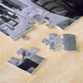 ナイルのボート(b&wの写真)のインテリア ジグソーパズル (側面)