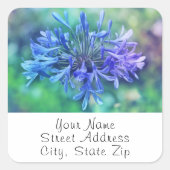 「ナイルのユリ」のラベル スクエアシール (正面)