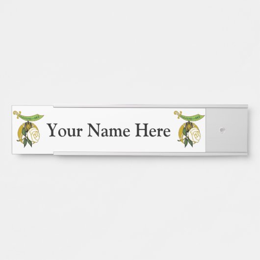 ナイルの娘たち サインプレート (正面)