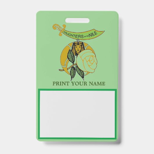 ナイルの娘 バッジ (表面)