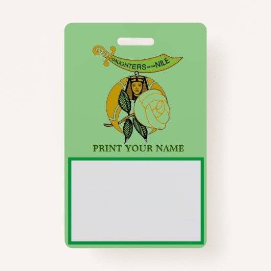 ナイルの娘 バッジ (正面)