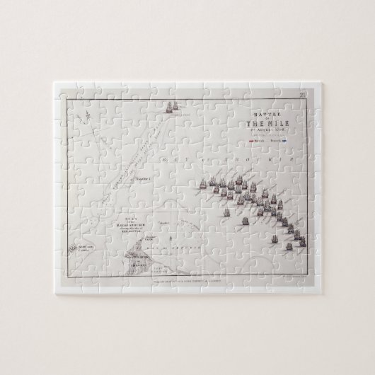 ナイルの戦いの計画、第1威厳があるな1798年、c ジグソーパズル (横)