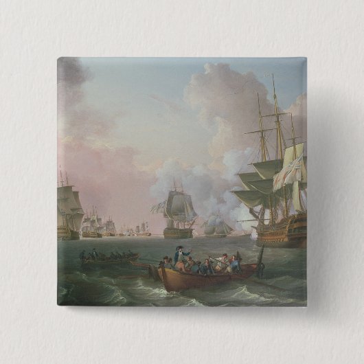 ナイルの戦い 缶バッジ (正面)