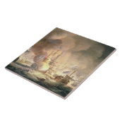 ナイルの戦い、10pmの第1威厳があるな1798年、1834年 タイル (側面)