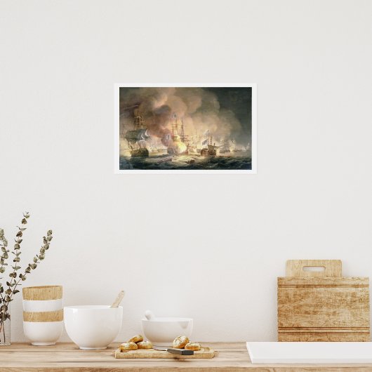 ナイルの戦い、1834年威厳がある1月17日の午後10時 ポスター (キッチン)