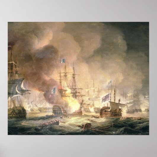 ナイルの戦い、1834年威厳がある1月17日の午後10時 ポスター (正面)