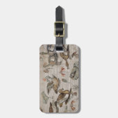 ナイルの水鳥、ファウヌスの家の場面 ラゲッジタグ (正面縦)