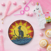 ナイルの紙皿の下の旅行 ペーパープレート (パーティー)