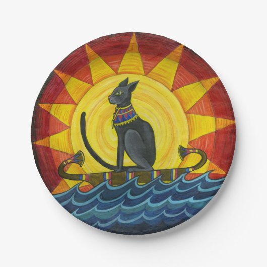 ナイルの紙皿の下の旅行 ペーパープレート (正面)