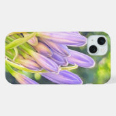 ナイルの花のユリが閉まる iPhoneケース (裏面横)